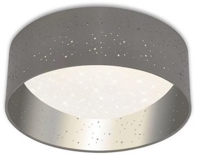 Briloner 3482014 - LED Плафониера STARRY LED/12W/230V сив/сребрист