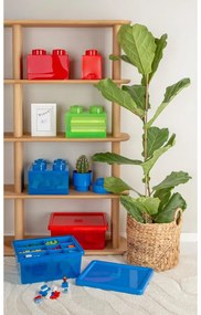 Синя пластмасова детска кутия за съхранение 25x25x18 cm – LEGO®