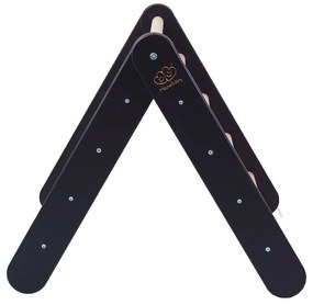 Черен пиклер триъгълник от масивен бор 60x60x60 cm Montessori – Meowbaby