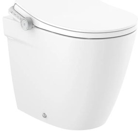 Моноблок, Roca, A803153S01, Smart, седалка и капак, порцелан, бял, 53x51x39см