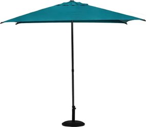 Прав накланящ се чадър Hesperide Soya, 2.5x2.5 m - Синьо-зелен