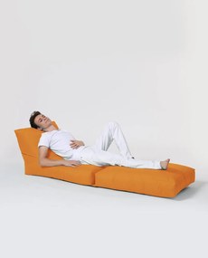 Градински пуф Siesta Sofa Bed Pouf, цвят Оранжев