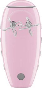 Ръчен миксер SMEG 50's Style HMF01PKEU, 250W, 9 скорости, Турбо, Скрит LED дисплей, Таймер, Аксесоари, Розов