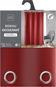 Червено затъмняващо перде 135x240 cm Occult – douceur d'intérieur