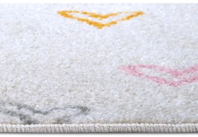Бял детски килим 160x235 cm Hearts - Hanse Home