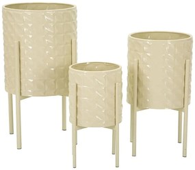 Метални покрития за кашпи в комплект от 3 бр. ø 36 cm Betsy – Mauro Ferretti