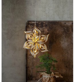 Светлинна декорация с коледен мотив в златист цвят Bella - Star Trading