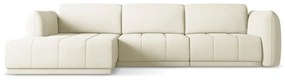Бял ъглов диван (ляв ъгъл) Hoku – Makamii