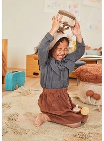 Бежово памучно детско килимче за игра 120x160 cm Mushroom Forest – Lorena Canals