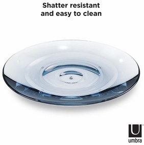 Син пластмасов диспенсер за сапун Droplet - Umbra