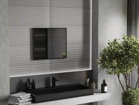 Mexen Loft правоъгълно огледало за баня 60 x 50 см, черна рамка - 9852-060-050-000-70