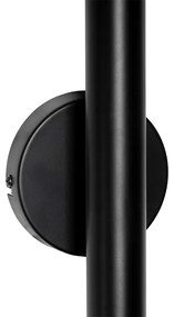 Арт Деко стенна лампа черна 2-светлина - Tubi