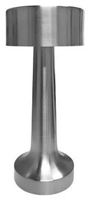 LED Димируема акумулаторна настолна сензорна лампа LED/3W/5V 2000mAh матов хром