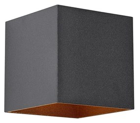 Външна стенна лампа черна вкл. LED 2-светлини IP65 Solar - Charlene