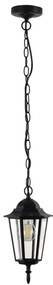 Екстериорен пендел ARRAIA 1xE27/15W/230V IP44 черен