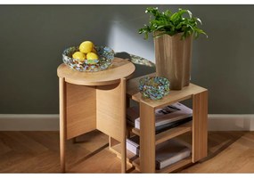 Кръгла странична масичка от декор от дъб ø 45 cm Heritage – Hübsch