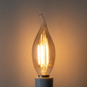 Комплект от 5 E14 димируеми LED крушки BXS35 опушени 4W 300 lm 2200K