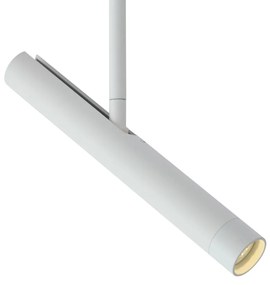 Модерен бял прожектор за 1-фазна релсова система - Slimline Avery