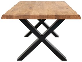 Масичка за кафе с масивен дъбов плот , 120 x 70 cm Toulon - House Nordic