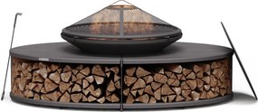 Blumfeldt Firebowl Ebeko 3 в 1, може да се използва като скара или маса, скара за печене + предпазител от искри