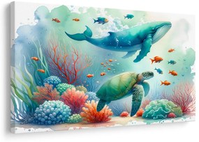 Картина на платно – Морска природа и животни