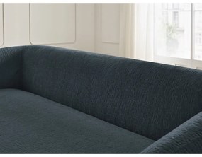 Тъмносин шенилов сгъваем диван 228 cm Neyo – Bobochic Paris