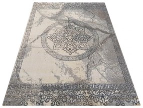 Сив килим с мандала Ширина: 120 см | Дължина: 170 см