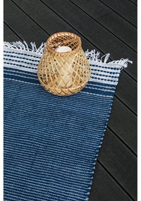 Тъмносин двустранен килим за открито, изработен от рециклирана пластмаса , 120 x 180 cm Civil - Green Decore