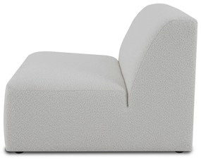 Бял модулен диван от букле (среден модул) Roxy – Scandic