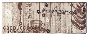 Кафяв кухненски мокет Delicious Coffee, 67 x 180 cm Delicious Coffee - Hanse Home
