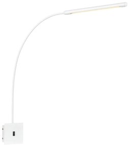 Бяла стенна лампа 1L Antenna - Markslöjd