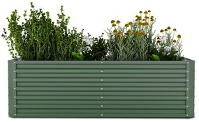 Blumfeldt High Grow Straight повдигната леха, 1200 литра, Ергономична, Устойчива на атмосферните условия, Отворена основа