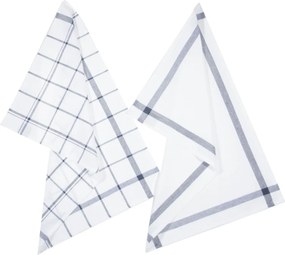 Сет традиционни кърпи atmosphera, 45x70cm, 2бр, Памук - Син