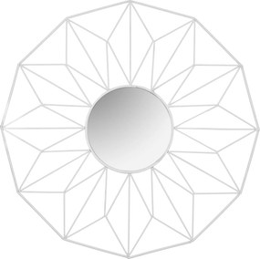 Огледало -Геометрично 12-ъглово58 cm White