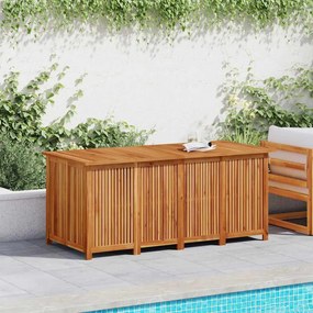 319709 vidaXL Градинска кутия за съхранение 200x80x75 см акациево дърво масив