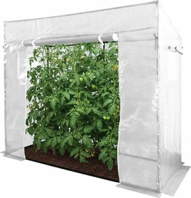 Градинско фолио за бели домати 200 x 77 x 168 cm