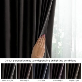 Черно dimout перде 140x270 cm Eyelets – Restilo