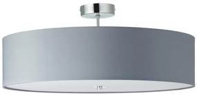 Brilliant - Полилей за повърхностен монтаж ANDRIA 3xE27/60W/230V Ø 60 см сив