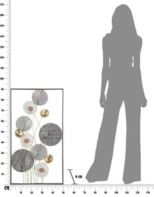 Метална декорация за стена , 50 x 90,5 cm Grid - Mauro Ferretti