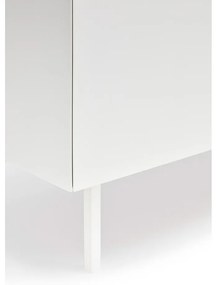 Бял висок скрин от декор от дъб 95x120 cm Arista – Teulat