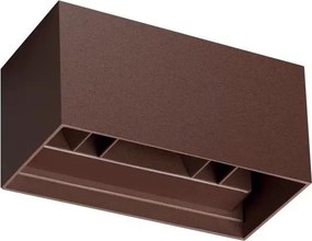 Ideal Lux - LED външно стенно осветително тяло ATOM LED/25W/230V CRI 90 IP54 кафяво