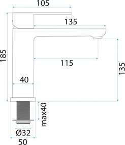 Смесител за баня Rea Logan Titan