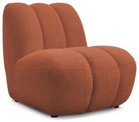 Кресло от прежда с примки от букле в тухлен цвят Janissaire – Bobochic Paris