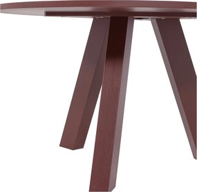 Кръгла трапезна маса от масивен дъб ø 129 cm Rhonda – WOOOD