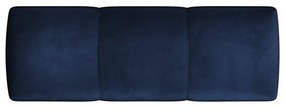 Синя кадифена облегалка за модулен диван Rome Velvet - Cosmopolitan Design