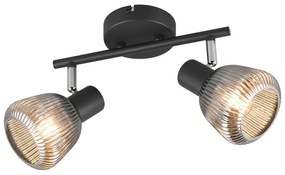 Черен прожектор ø 10 cm Tarifa – Trio