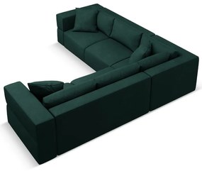 Зелен променлив ъглов диван Esther – Milo Casa