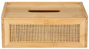 Ратаново-бамбукова кутия за носни кърпички Allegre - Wenko