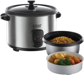 Втора ръка: Уред за варене на ориз Russell Hobbs Cook@Home 19750-56, 700W, 1.8 l, Поддържане на топлината, Инокс