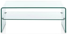 Стъклена масичка за кафе 50x100 cm Cristal Evo – Tomasucci